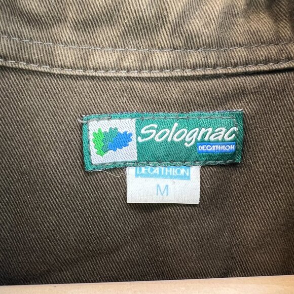 Solognac Decathlon Mens Corduroy Shirt Long Tab Sleeve Outdoor Hunting Hike Med - Picture 3 of 14